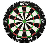 KOTO - King Classic Cible Fléchette Liège, Dimensions Officielles, pour Fléchettes à Pointe Acier, Fil Ultra Fin, Jeu de Flechette