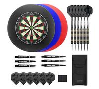 KOTO - King Pro 360 Cible Fléchettes & Surround, Rouge, Sisal, sans Agrafe