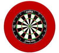 KOTO - King Pro + Surround Rouge, Surround de fléchettes pour Toutes Les cibles, Cible Flechette
