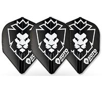 KOTO - L-Style Champagne EZ L1 KOTO V1 Noir, 3 Pièces, L1 Standard, Convient aux Fléchettes en Nylon, Accessoires de Fléchettes Professionnels