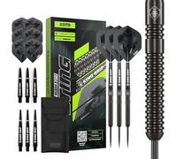 KOTO - Sting Black 90% Tungsten Darts, 25 G, Noir, Fléchettes Dart Set Pro
