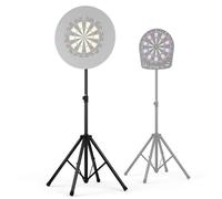 KOTO - Support de Cible Fléchettes, Support Réglable et Pliable, pour Cibles Sisal et Électroniques, Structure Stable