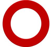 KOTO - Surround Cible Fléchettes Rouge, Taille Cible Dart, Anneau EVA 4 cm