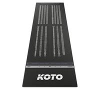 KOTO - Tapis Checkout Grey 285 x 80 cm, INCL. Indicateur de Score, Antidérapant
