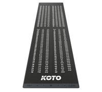 KOTO - Tapis Checkout Gris 237 x 60 cm, INCL. Indicateur de Score, Antidérapant