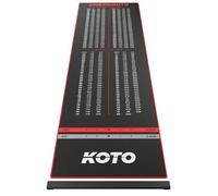 KOTO - Tapis de Fléchettes Carpet Checkout, 285 x 80 cm, avec Oche, Tapis Dart avec Indicateur de Score, Base Antidérapante