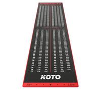 KOTO - Tapis de Fléchettes Carpet Checkout, Protection du Sol et des Fléchettes, avec Indication de Score et Ligne de Lancer (Oche)