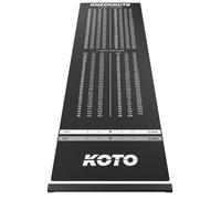 KOTO - Tapis de Fléchettes Checkout Oche + Oche 285 x 80 cm, INCL. Indicateur de Score, Antidérapant, Tapis Flechette Sol