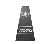 KOTO - Tapis de Fléchettes en Mousse, Noir, EVA, 290x60cm, sans Oche | Tapis de Fléchette Sol, 290x62cm, Antidérapant, Amortissant, Protège Sol et Fléchettes