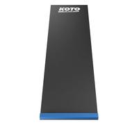 KOTO - Tapis de Fléchettes Puzzle Bleu + Oche 237 x 60 cm, INCL. Indicateur de Score, Antidérapant, Tapis Flechette Sol