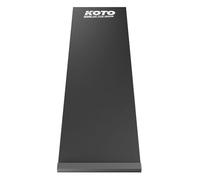 KOTO - Tapis de Fléchettes Puzzle Gris + Oche 237 x 60 cm, INCL. Indicateur de Score, Antidérapant, Tapis Flechette Sol