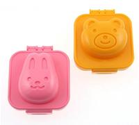 Kotobuki Moule à œufs en Plastique, Lapin et Ours