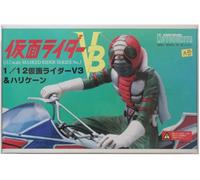 Kotobukiya 1/12 Kamen Rider V3 & Hurricane Unassembled Kit [Import Japonais]