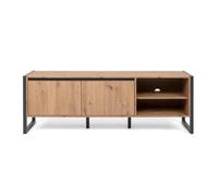 Kotor meuble tv industriel en bois avec placards