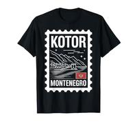 Kotor Monténégro Timbre de Voyage Souvenir T-Shirt