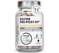 KOTOR PRÉ POST OP | Préparation et Récupération Pré et Post Opératoire | Cicatrisant, Régénérant, & Anti-Stress | Bromélaïne + Silicium + Aubépine + Sélénium + OPC de Raisin + Zinc + Vitamine A