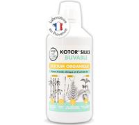 KOTOR SILICE BUVABLE 1L | Silicium Organique Francais & Naturel | Fortement Dosé | Santé des Articulations, Cartilages, Os, Peau, Cheveux, Ongles | Silicium + Ortie + Prêle + Bambou | 1 mois