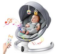 Kotsy transat Bebe Electrique APP Peut contrôler la Chaise,avec télécommande,balancelle Bebe Electrique 5 Vitesses de Balancement,balancoire Bebe, Arche avec Jouets