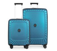 Kotti - Set de valises 2 pièces, bagage à main léger + grande valise extensible, coque rigide robuste en matériau PP recyclé, trolleys légers 4 roulettes, set de bagages avion Check-In & Hand Luggage,