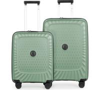 Kotti - Set de valises 2 pièces, bagage à main + valise moyenne, coque dure robuste en matériau PP recyclé trolleys légers polypropylène coque dure, 4 roulettes, serrure TSAMint