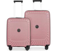 Kotti - Set de valises 2 pièces, bagage à main + valise moyenne, coque dure robuste en PP recyclé Trolleys légers Polypropylène coque dure, 4 roulettes, serrure TSARose