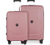 Kotti - Set de valises 2 pièces, trolleys légers 65 + 75 cm en matériau recyclé, valises légères à coque dure, bagages durables avec serrure TSARose