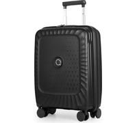 Kotti - Trolley 55x40x20 cm valise légère 4 roulettes, coque rigide en PP recyclé, bagage à bord Hand Luggage Carry-On Bag, TSA, robuste et durable, 10 kg de bagages,Noir