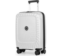 Kotti - Trolley 55x40x20 cm valise légère 4 roulettes, coque rigide en PP recyclé, bagage à bord Hand Luggage Carry-On Bag, TSA, robuste et durable, 10 kg de bagages,Blanc