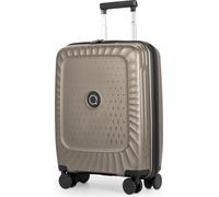 Kotti - Trolley 55x40x20 cm valise légère 4 roulettes, coque rigide en PP recyclé, bagage de bord Hand Luggage Carry-On Bag, TSA, robuste et durable, 10 kg de bagages,Champagne