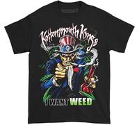 Kottonmouth Kings Men's I Want Weed T Shirt Black Manches Courtes(Medium)