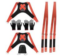 Kottwca Kit de sangles de transport pour 2 personnes pour le déménagement des meubles et des appareils, capacité de charge 400 kg, sangle de transport pour meubles, aide au déménagement avec gants