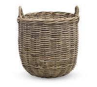 Kouboo Kobo 1060109 Panier de Rangement Rond en rotin Gris