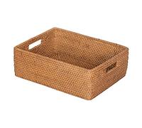 Kouboo Laguna Étagère et Panier de Rangement en rotin Marron