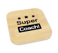 Koudindg Cadeau Coach Basket Foot Rugby Dessous de Verre Merci Cadeau pour Coach Noel Anniversaire