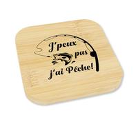 Koudindg Cadeau de Pêcheur pour Homme Cadeau Pêche Noel Anniversaire Cadeaux Pêcheur pour Papa Papy Frère Mari Amie-J'peux Pas, J'Ai Pêche!