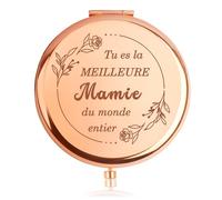Koudindg Cadeau Mamie, Cadeau pour Mamie, Idee Cadeau Mamie, Miroirs de Poche pour Mamie, Cadeaux Fete des Mamies, Cadeau Fete des Grand Mere, Cadeau Mamie Noel, Cadeau pour Mamie Noel
