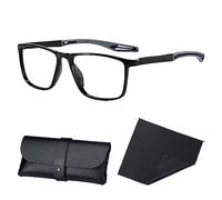 Koufeil Lunettes Presbytes Sport Ultra Légères Anti Lumière Bleue pour Hommes, Lunettes De Lecture D'ordinateur Bloquant La Lumière Bleue pour Femmes Hommes, Lunettes Anti Fatigue Oculaire (+1,Black)