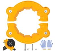 KOUHA 2 PCS Outil D'affûtage de Forets pour Tous les Forets avec 1 paire de Gants Tricotés Multifonctions per Ceuse Électrique Meuleuse D'angle Perceuse à Métaux