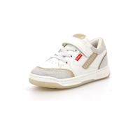 Kouic, Sneakers Basses Fille, Blanc Argent Or, 33