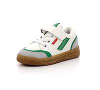 Kouic, Sneakers Basses Garçon, Blanc Gris Vert, 34