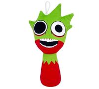 Kouipoie Sprunki - Peluche douce - 7,8" - Pour enfants et adultes - Jouet amusant - Cadeau d'anniversaire, de Pâques - Pour les fans de l'aime - Vert B