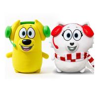 Kouipoie Tyler and Snowi Lot de 2 peluches super douces pour enfants Tyler & Snowi Plush, Noël et anniversaire, décoration mignonne et jouets