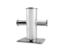 KOULEER Marine 316 Borne en Acier Inoxydable Câble Croisé Pile Yacht Quai Corne De Mouton Corde Boulon Matériel Navire Accessoires d'accastillage Marin(260 * 120 * 162)