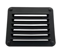 KOULEER Panneaux De Ventilation en Nylon Plastique Noir Et Blanc/Évents Accessoires Quincaillerie for Yachts Marins Accessoires d'accastillage Marin(Zwart)