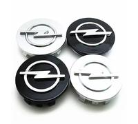 KOUNNENA Cache Moyeu Capuchons De Centre Enjoliveurs De Roue Voiture Cache Moyeux Jante 56mm pour Opel Adam Astra Corsa Crossland Insignia Karl