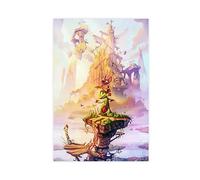 KOURT Poster de jeu vidéo Yooka Laylee sur toile pour décoration de chambre à coucher, paysage sportif, bureau, chambre, cadeau sans cadre : 30 x 45 cm