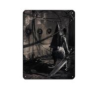 KOURT Silent Hill Pyramid Game Poster rétro en métal Art rétro Peinture en fer Bar Personnes Cave Café Famille Garage Affiche Décoration murale 30 x 40 cm