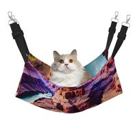 KOUUIP Beauty Grand Canyon Hamac pour chat à suspendre dans une cage, lit réglable pour animal domestique, hamac de couchage doux pour chats, furet