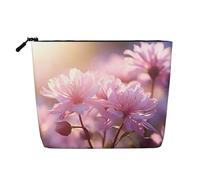 KOUUIP Jolie trousse de toilette de voyage à imprimé floral pour femme Noir Taille unique, Noir, Talla única