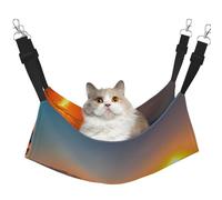 KOUUIP Magnifique hamac pour chat à suspendre à la cage - Lit réglable - Doux pour chats et furets
